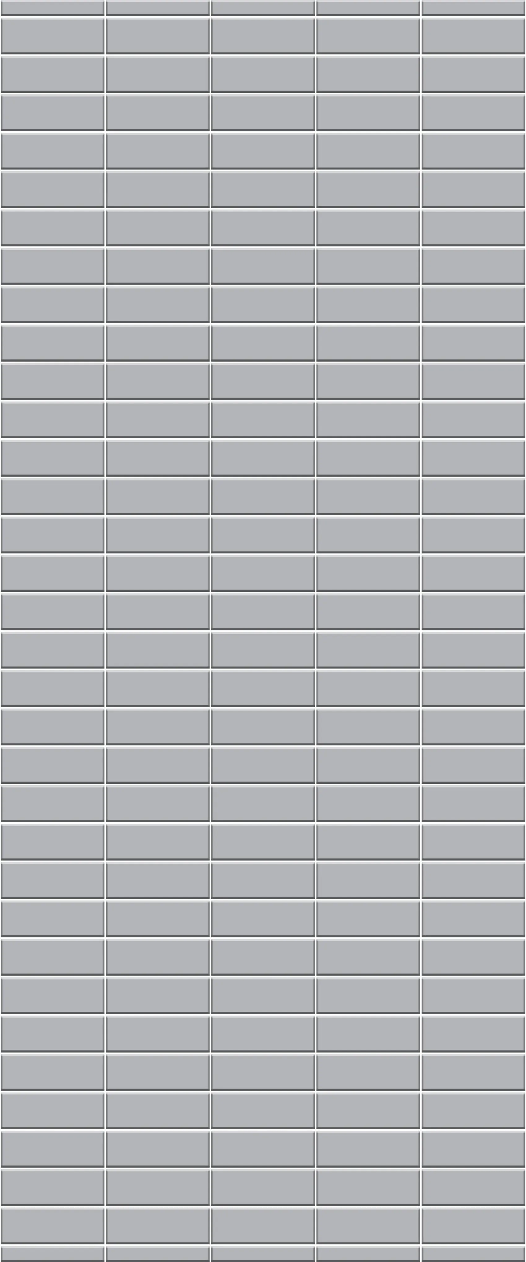 Grey Horizontal Block Acrylic Shower Wall Panel 2440mm x 1220mm (3mm Thick)