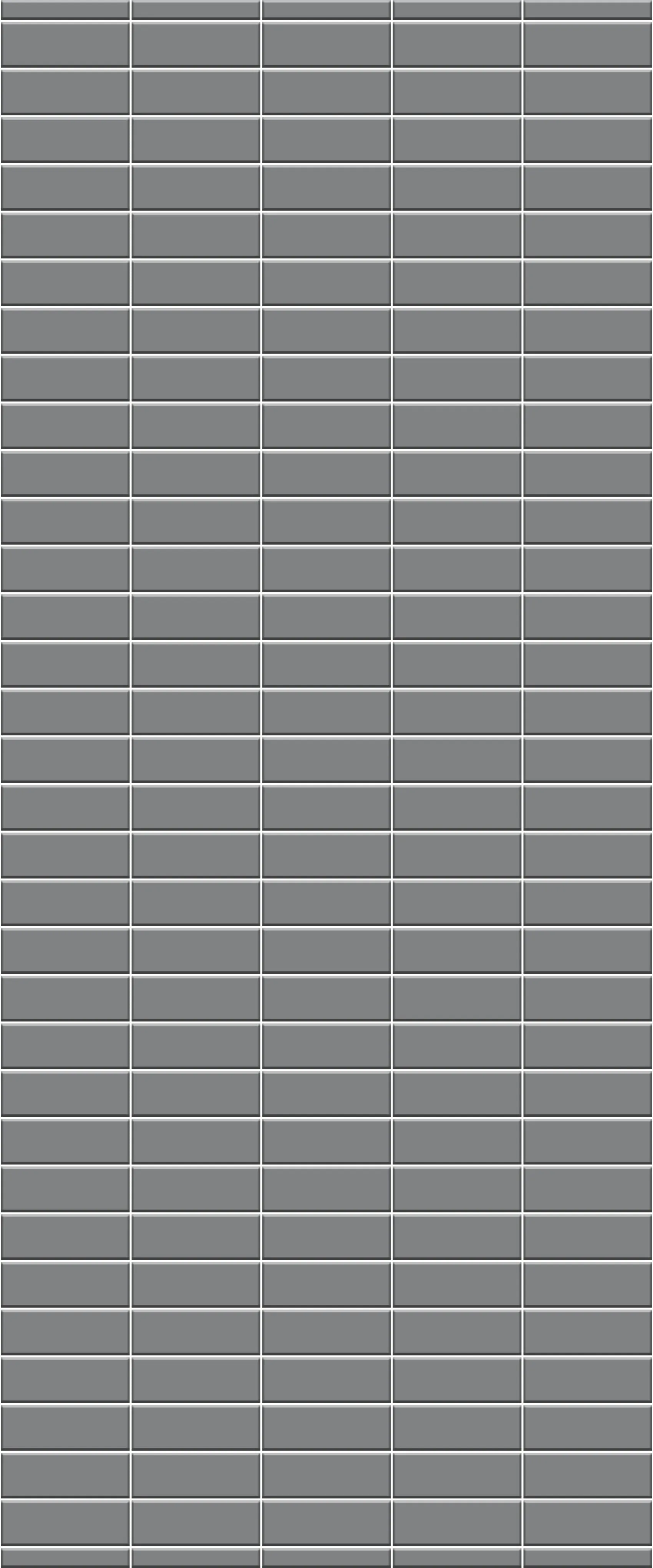 Grey Horizontal Block Acrylic Shower Wall Panel 2440mm x 1220mm (3mm Thick)