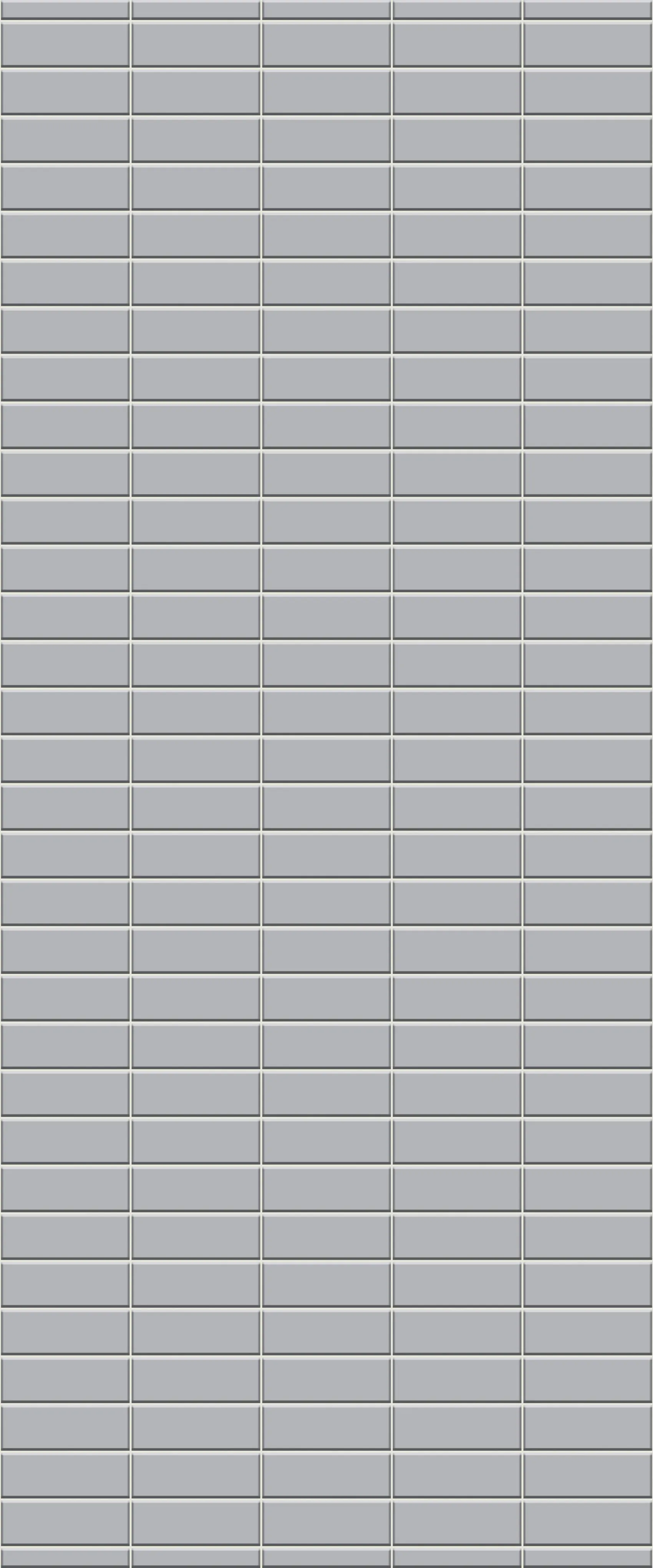 Grey Horizontal Block Acrylic Shower Wall Panel 2440mm x 1220mm (3mm Thick)