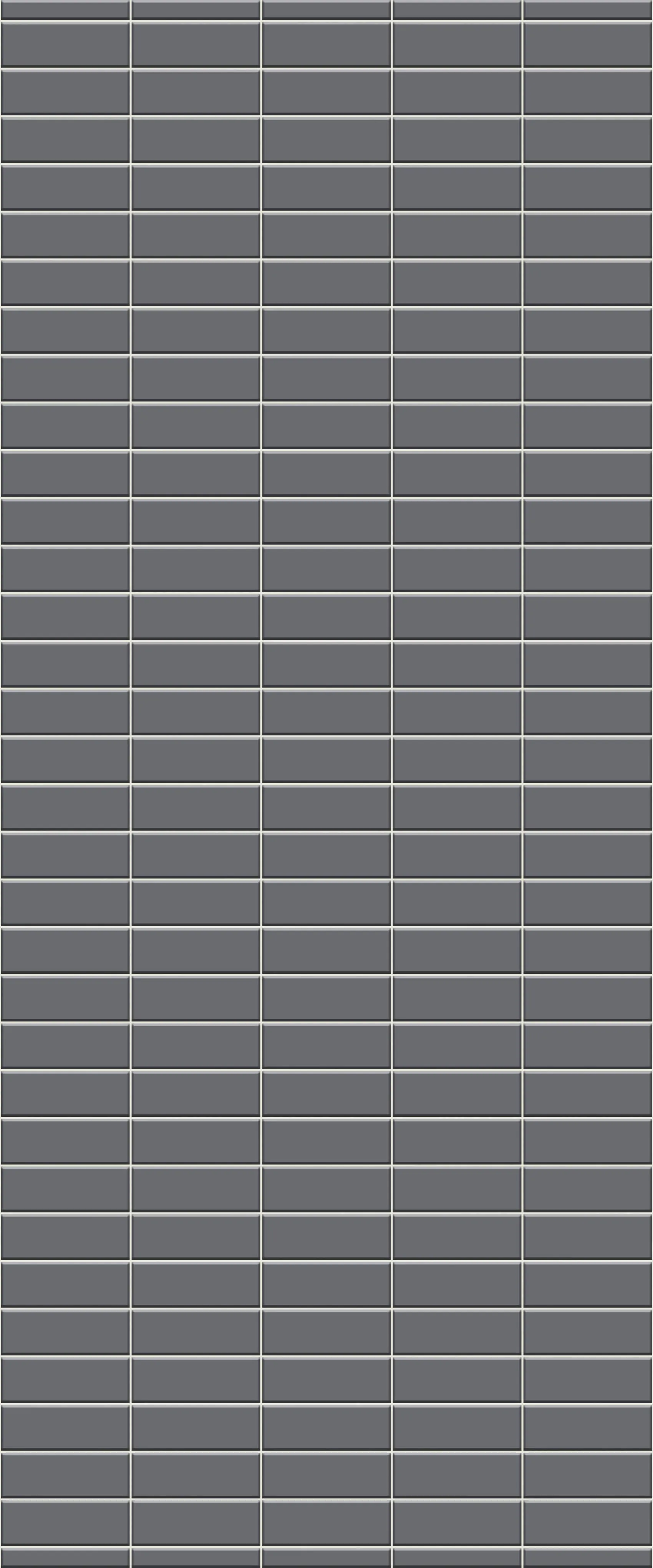 Grey Horizontal Block Acrylic Shower Wall Panel 2440mm x 1220mm (3mm Thick)