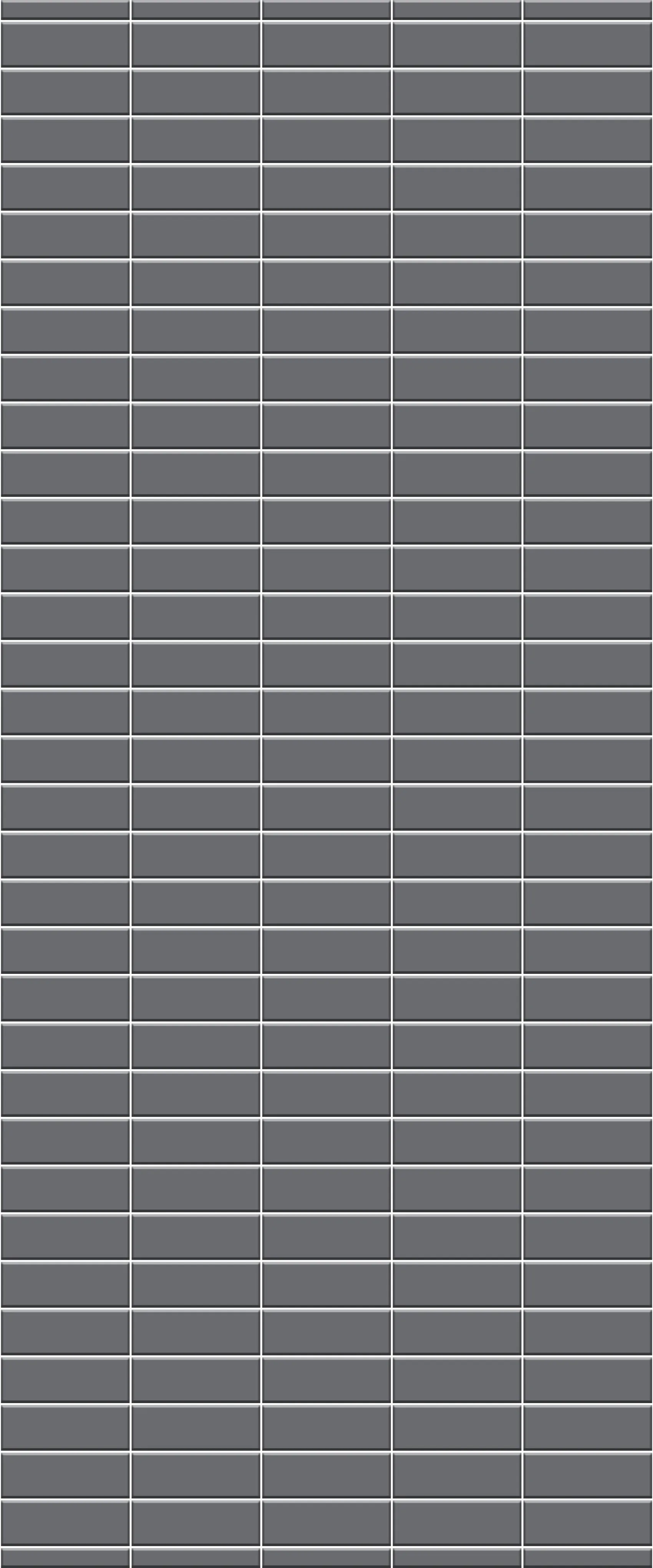 Grey Horizontal Block Acrylic Shower Wall Panel 2440mm x 1220mm (3mm Thick)