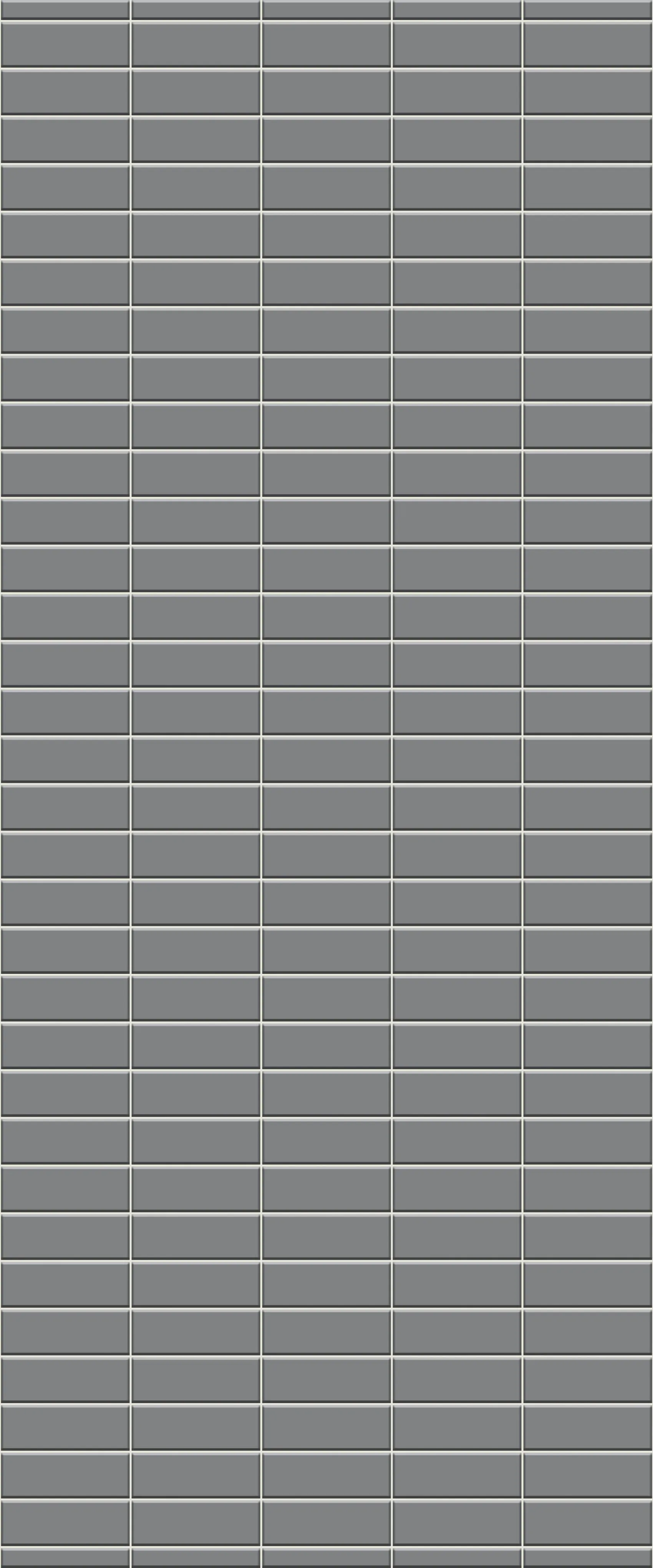 Grey Horizontal Block Acrylic Shower Wall Panel 2440mm x 1220mm (3mm Thick)