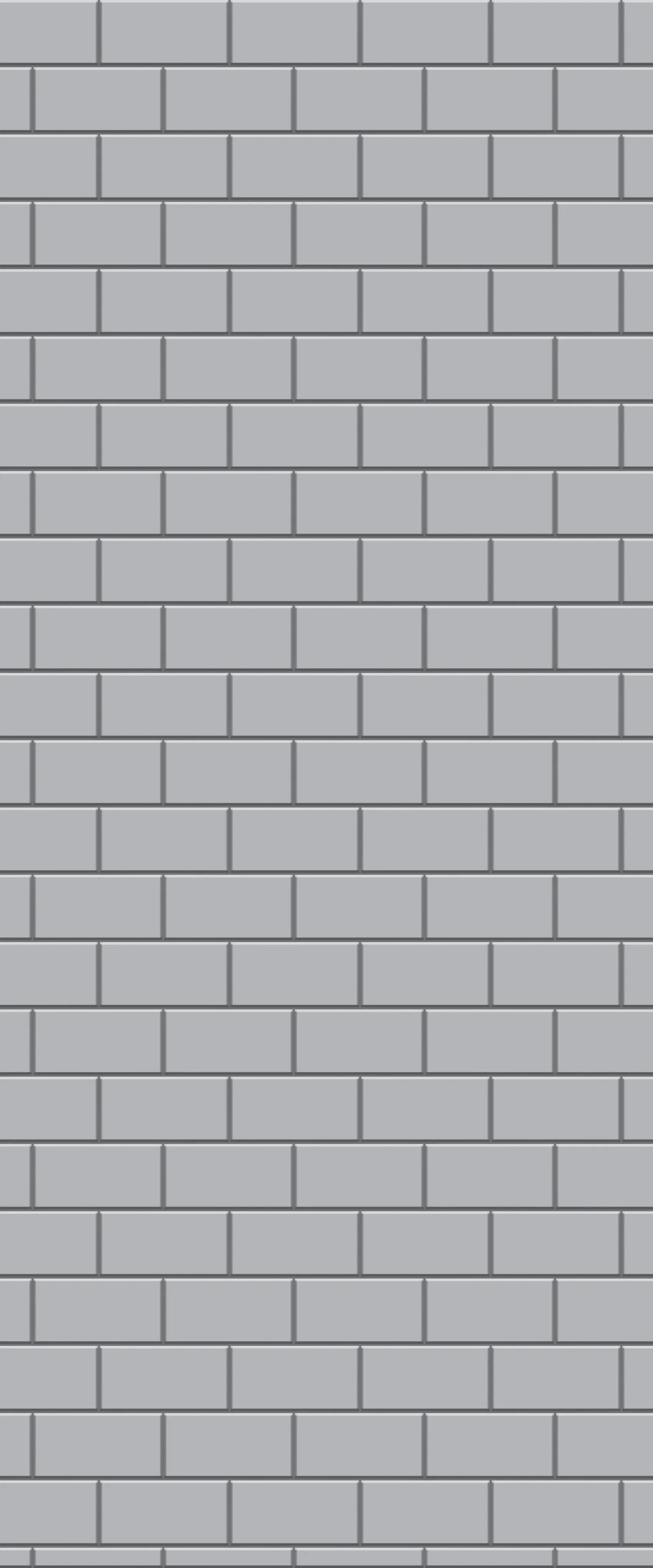 Grey Subway Tile Acrylic Shower Wall Panel 2440mm x 1220mm (3mm Thick)