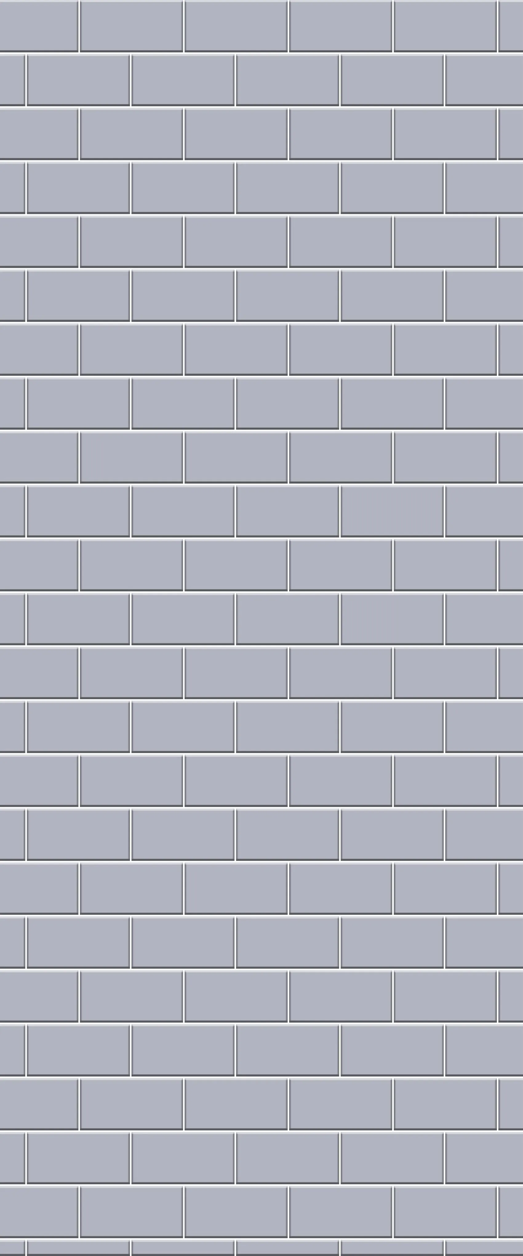 Grey Subway Tile Acrylic Shower Wall Panel 2440mm x 1220mm (3mm Thick)