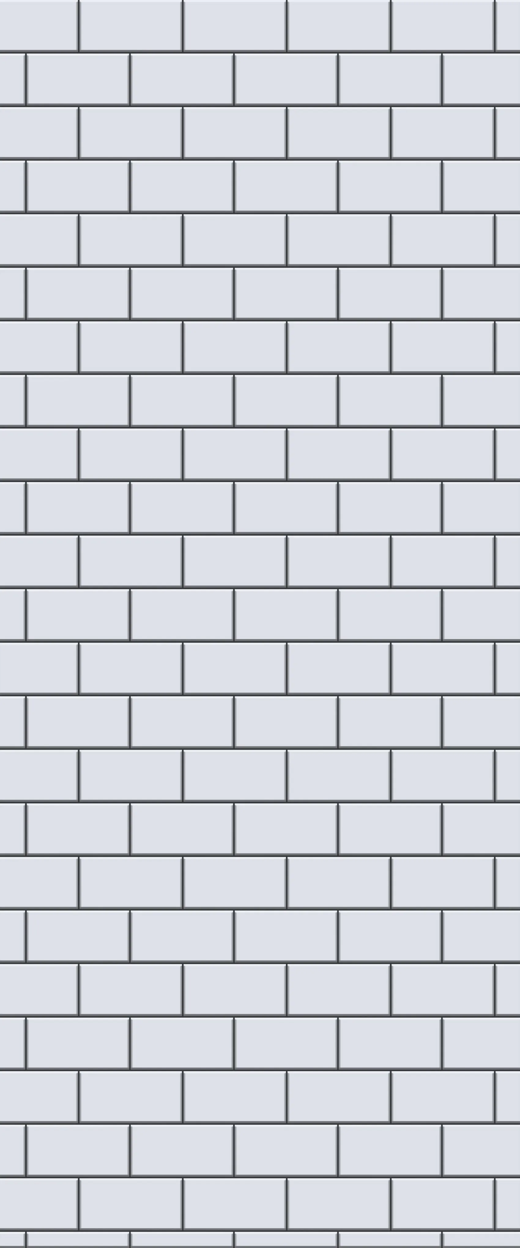 Grey Subway Tile Acrylic Shower Wall Panel 2440mm x 1220mm (3mm Thick)