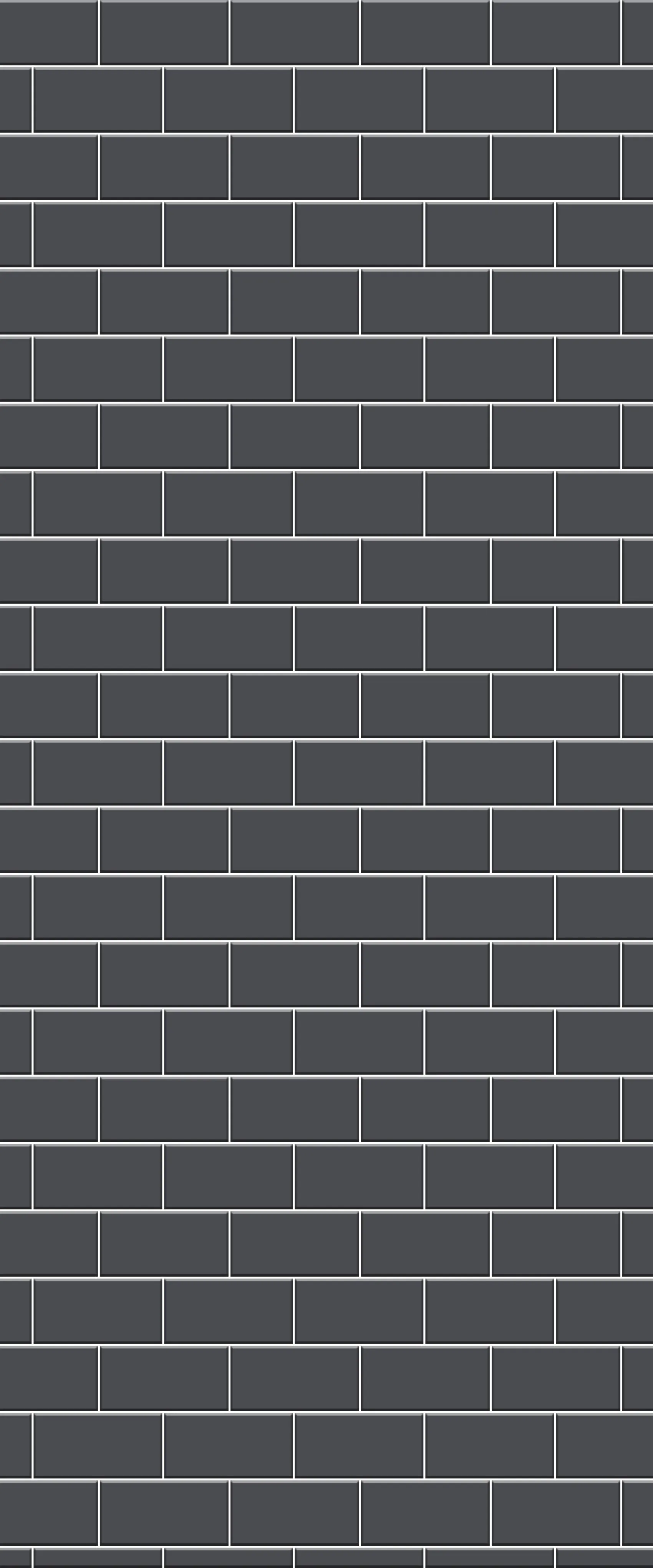 Grey Subway Tile Acrylic Shower Wall Panel 2440mm x 1220mm (3mm Thick)