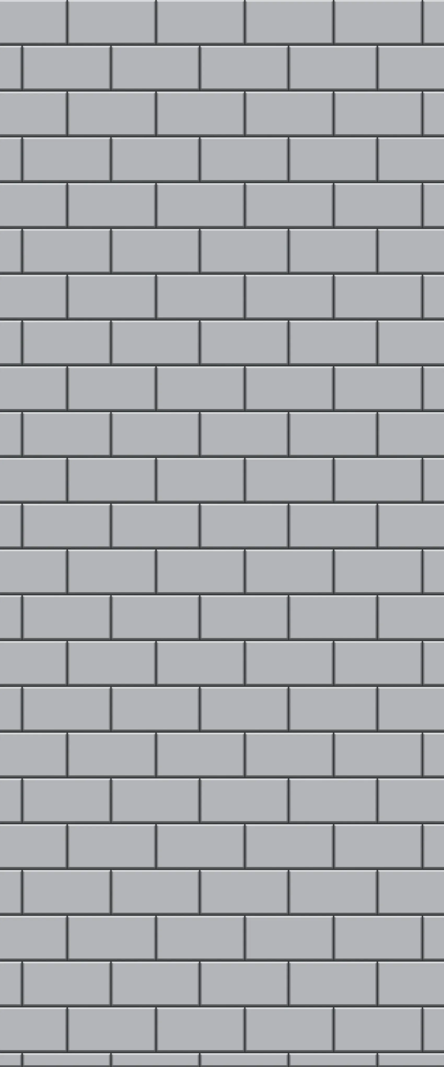 Grey Subway Tile Acrylic Shower Wall Panel 2440mm x 1220mm (3mm Thick)