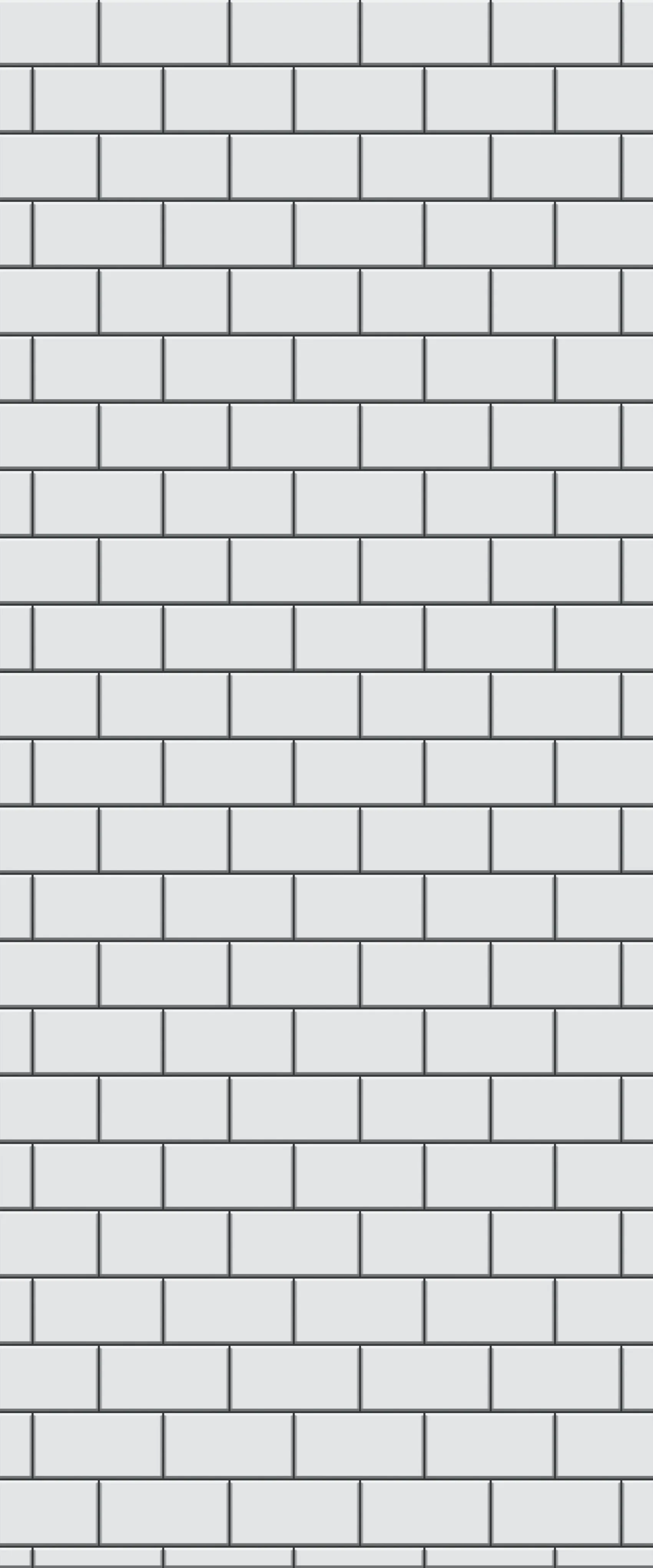 Grey Subway Tile Acrylic Shower Wall Panel 2440mm x 1220mm (3mm Thick)