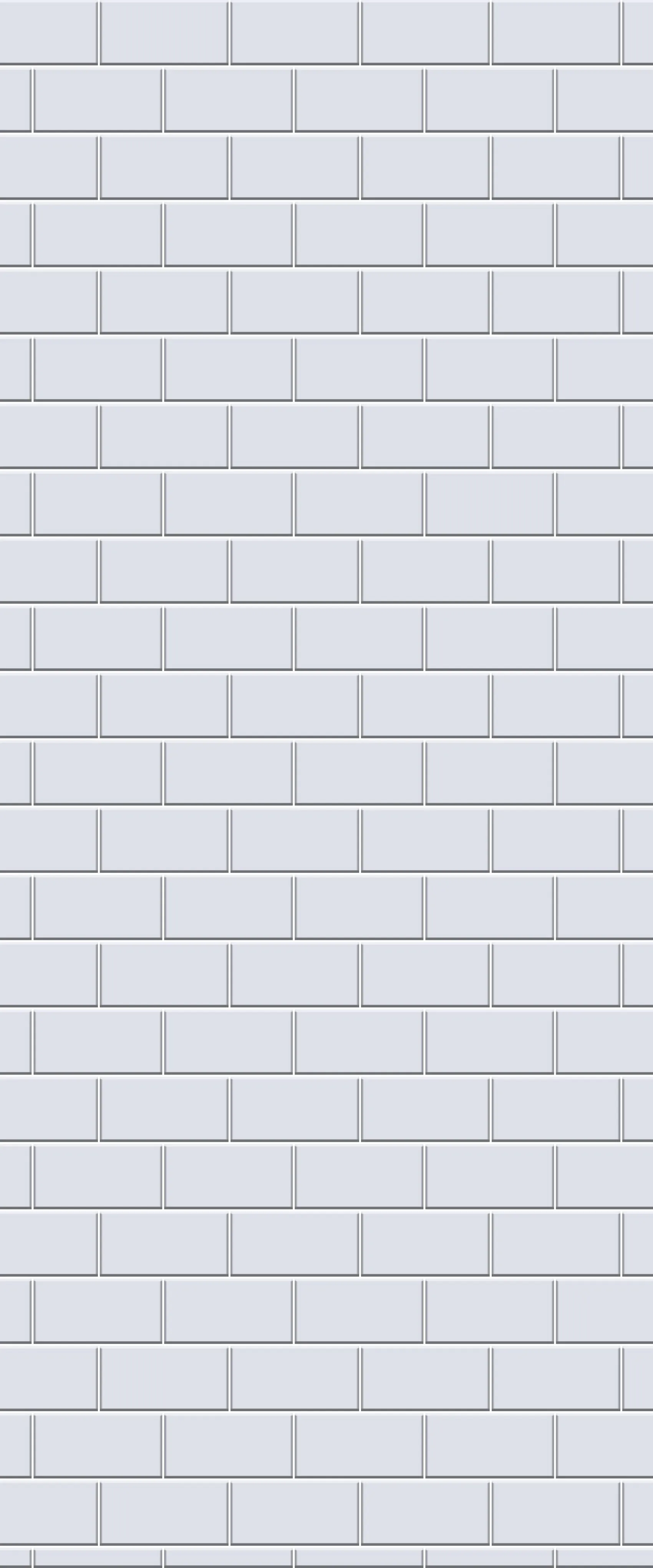 Grey Subway Tile Acrylic Shower Wall Panel 2440mm x 1220mm (3mm Thick)