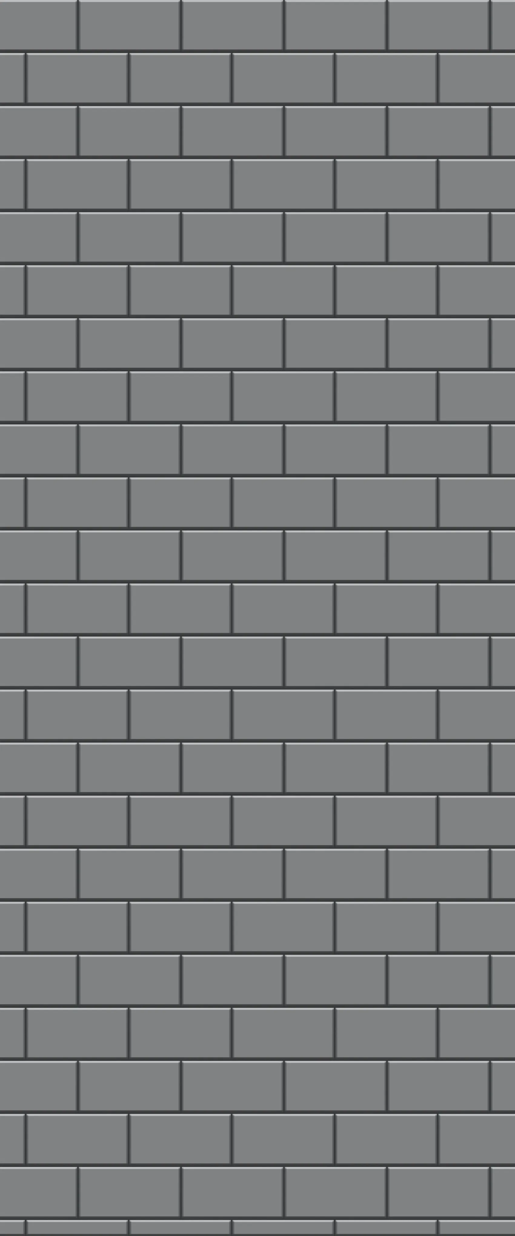 Grey Subway Tile Acrylic Shower Wall Panel 2440mm x 1220mm (3mm Thick)