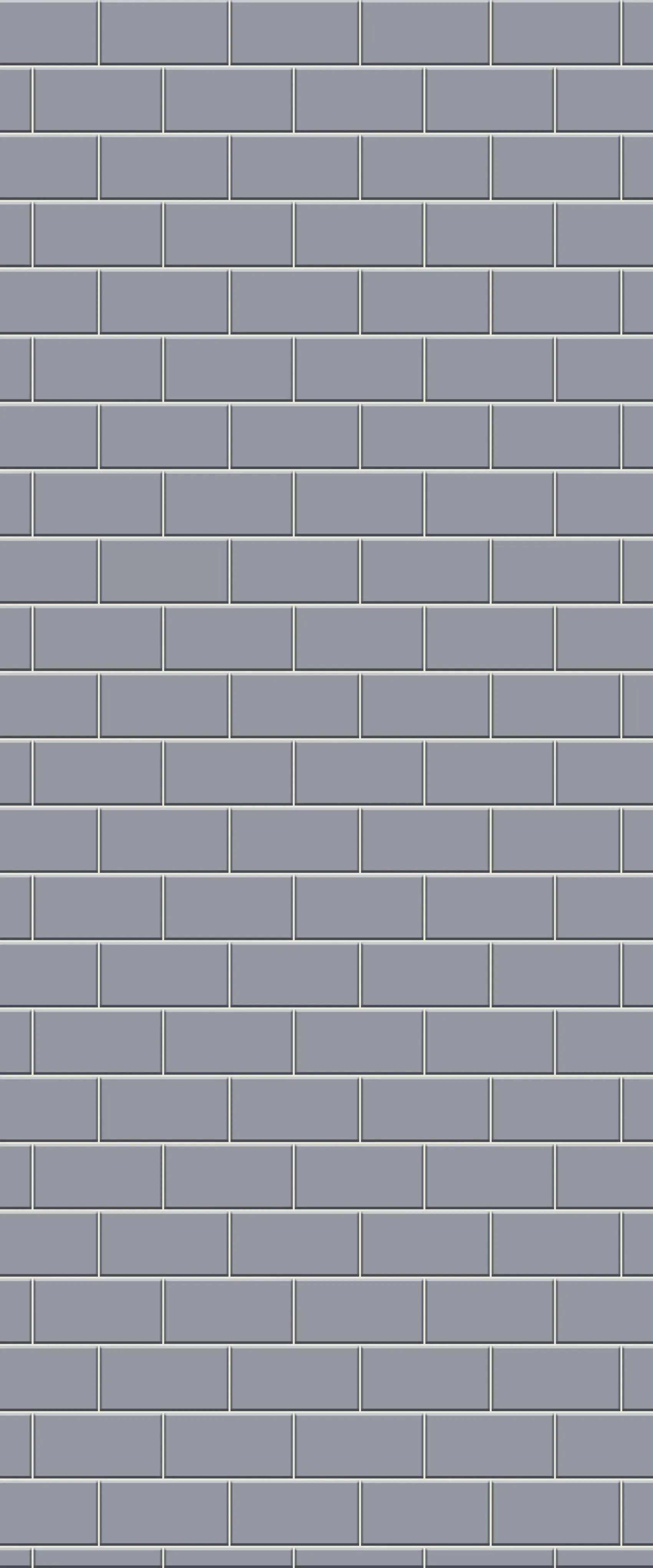 Grey Subway Tile Acrylic Shower Wall Panel 2440mm x 1220mm (3mm Thick)