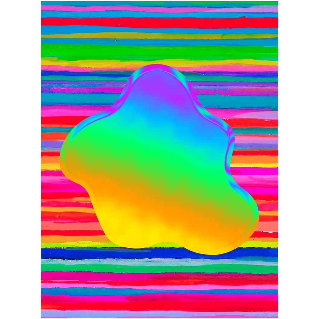 Groovy Stripes Acrylic Wall Art