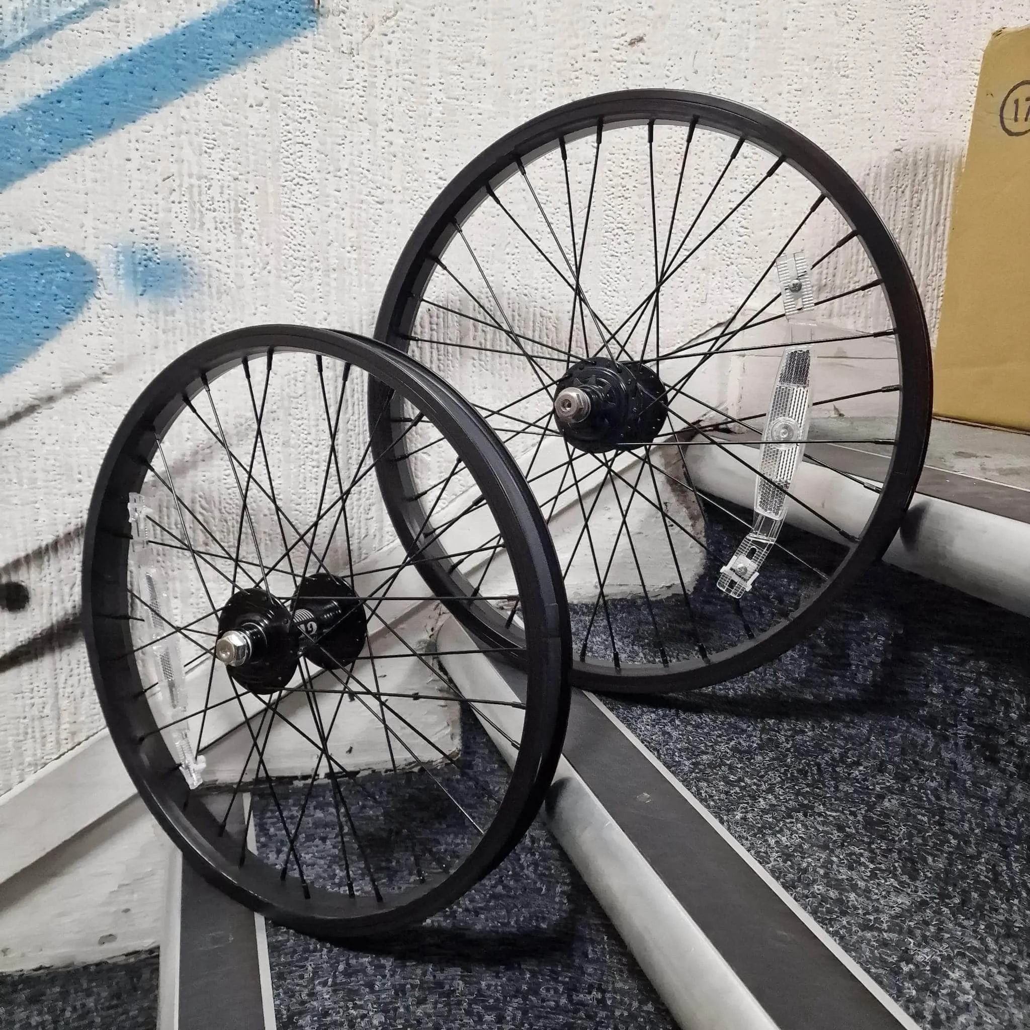 GT BMX Superlace 9T Wheelset All Black