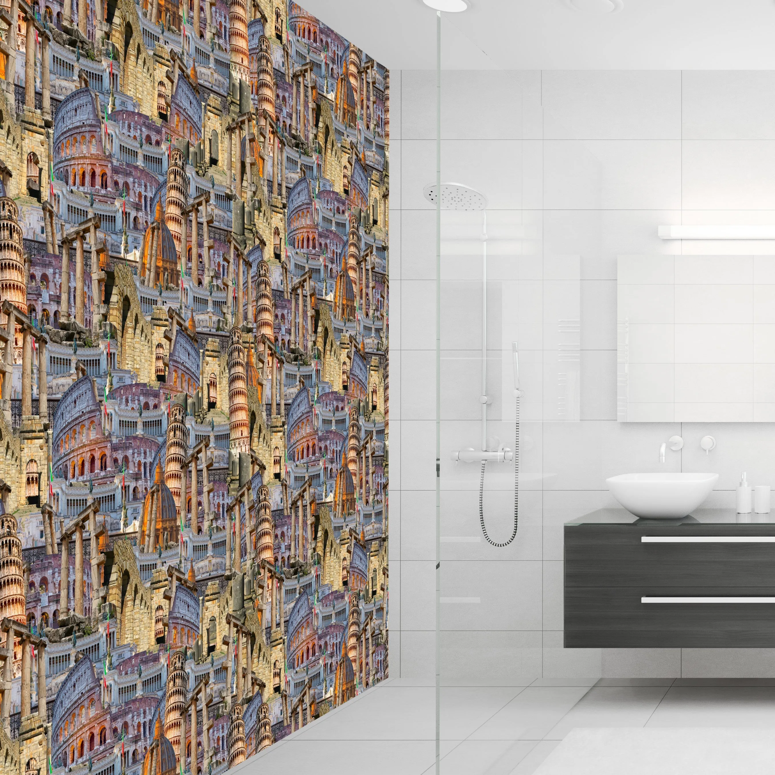 Historic Italy Acrylic Wall Panels Home Decor 2440mmm x 1220mm