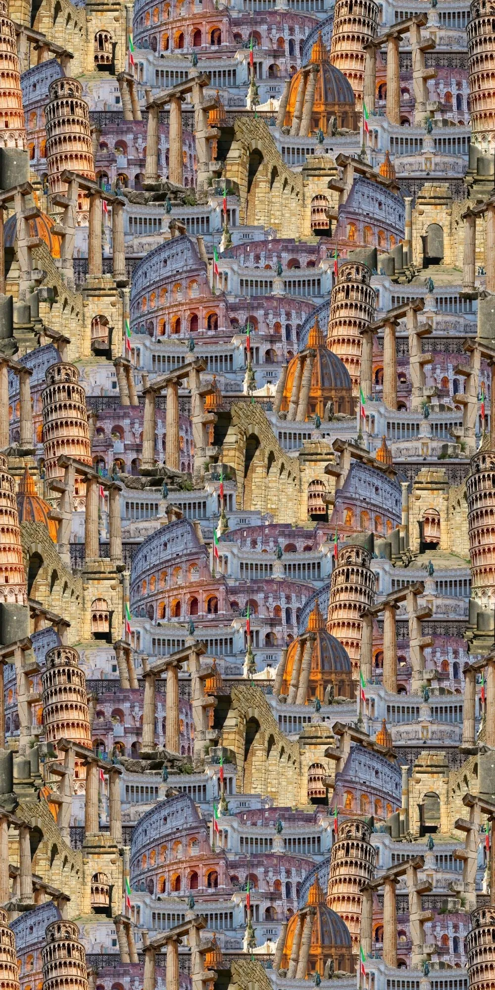 Historic Italy Acrylic Wall Panels Home Decor 2440mmm x 1220mm