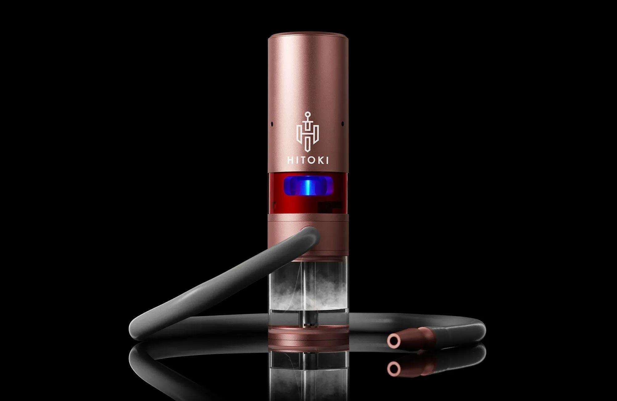 Hitoki - The Trident Laser Water Pipe - Black - 1 Count