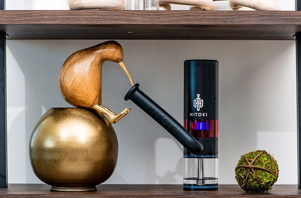 Hitoki - The Trident Laser Water Pipe - Black - 1 Count