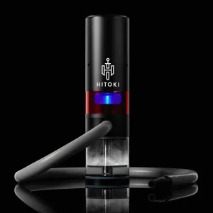 Hitoki - The Trident Laser Water Pipe - Black - 1 Count