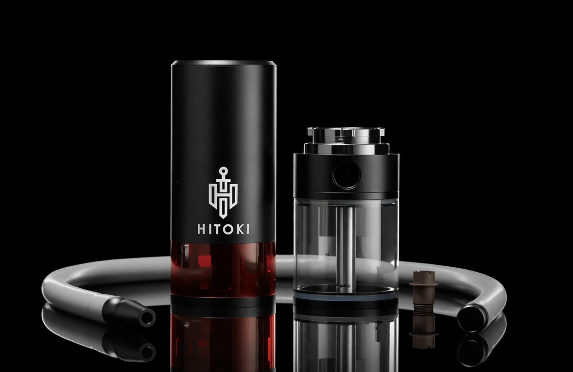 Hitoki - The Trident Laser Water Pipe - Black - 1 Count