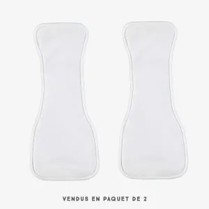 Inserts absorbants pour couche réutilisable, paquet de 2, bébé || Absorbent inserts for reusable diapers, pack of 2, baby