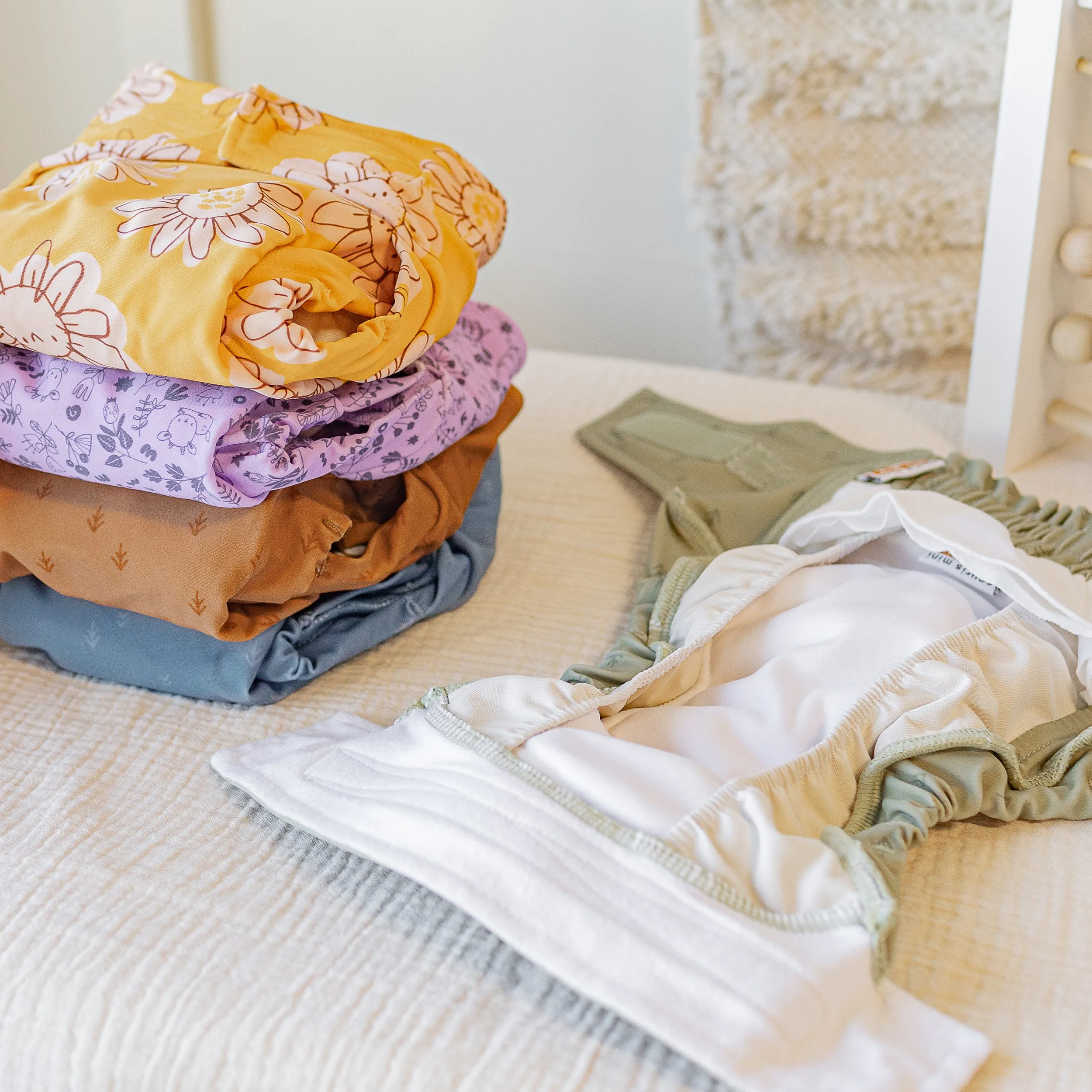 Inserts absorbants pour couche réutilisable, paquet de 2, bébé || Absorbent inserts for reusable diapers, pack of 2, baby