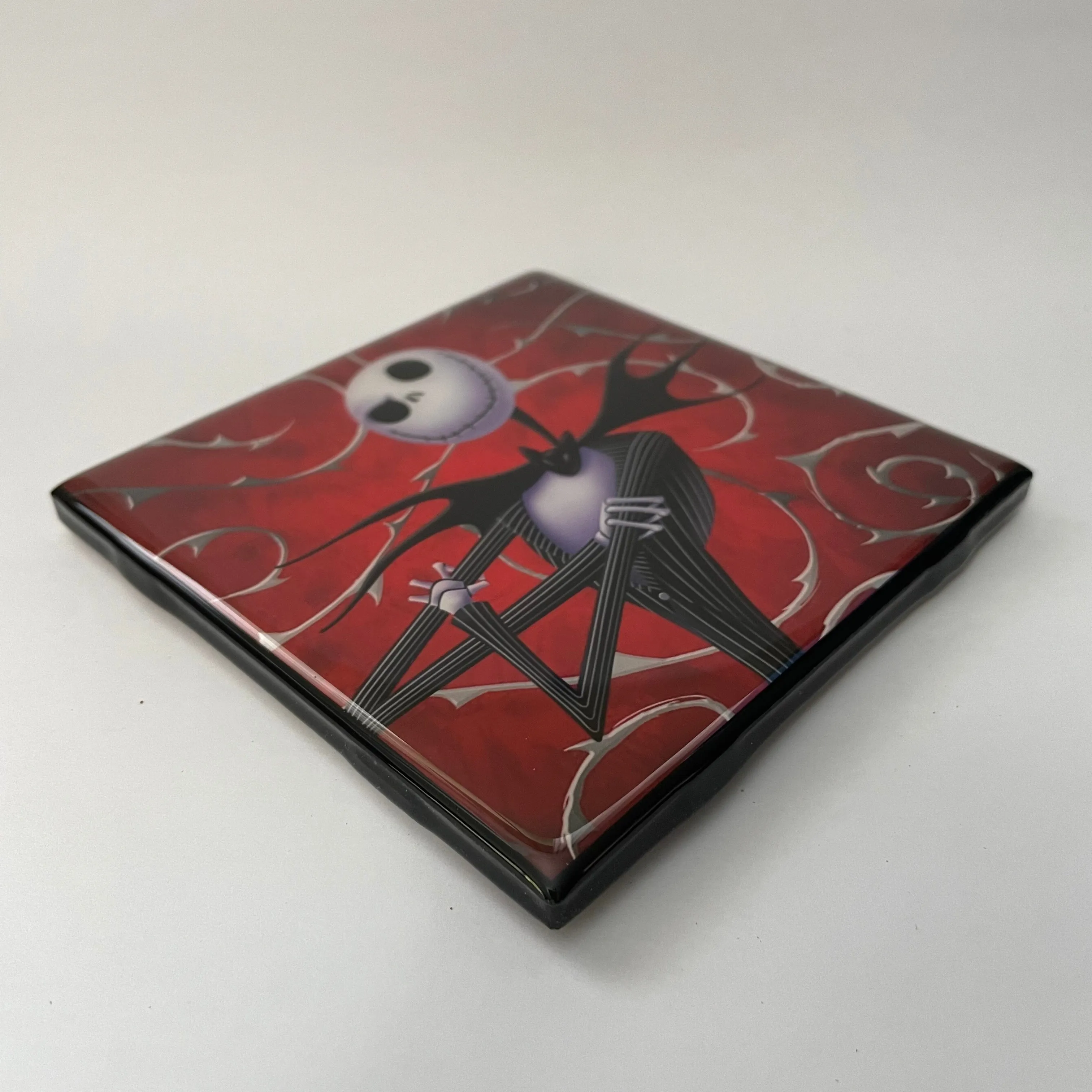 Jack Skellington Ceramic Tile Coaster Nightmare Before Christmas Movie