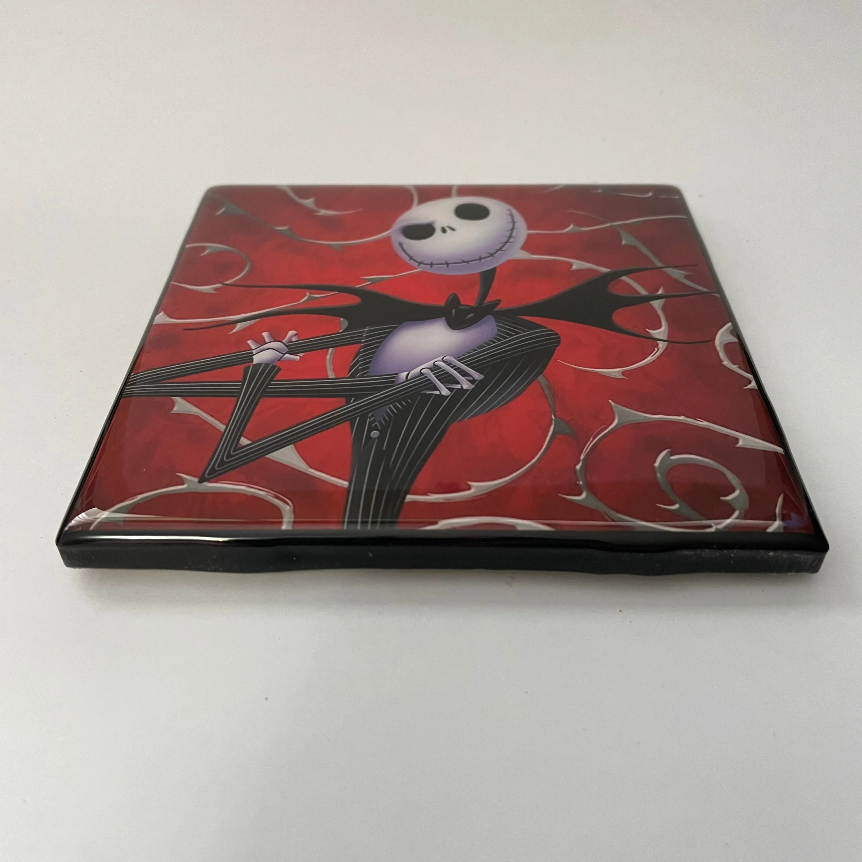 Jack Skellington Ceramic Tile Coaster Nightmare Before Christmas Movie