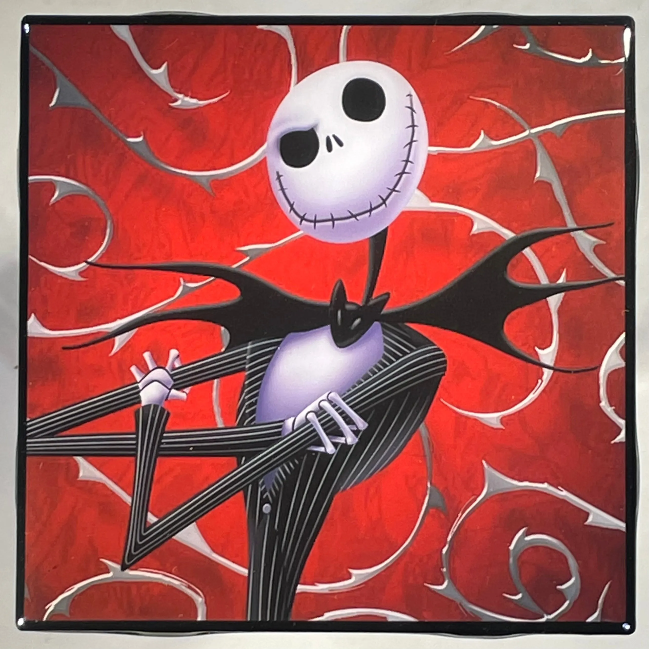 Jack Skellington Ceramic Tile Coaster Nightmare Before Christmas Movie