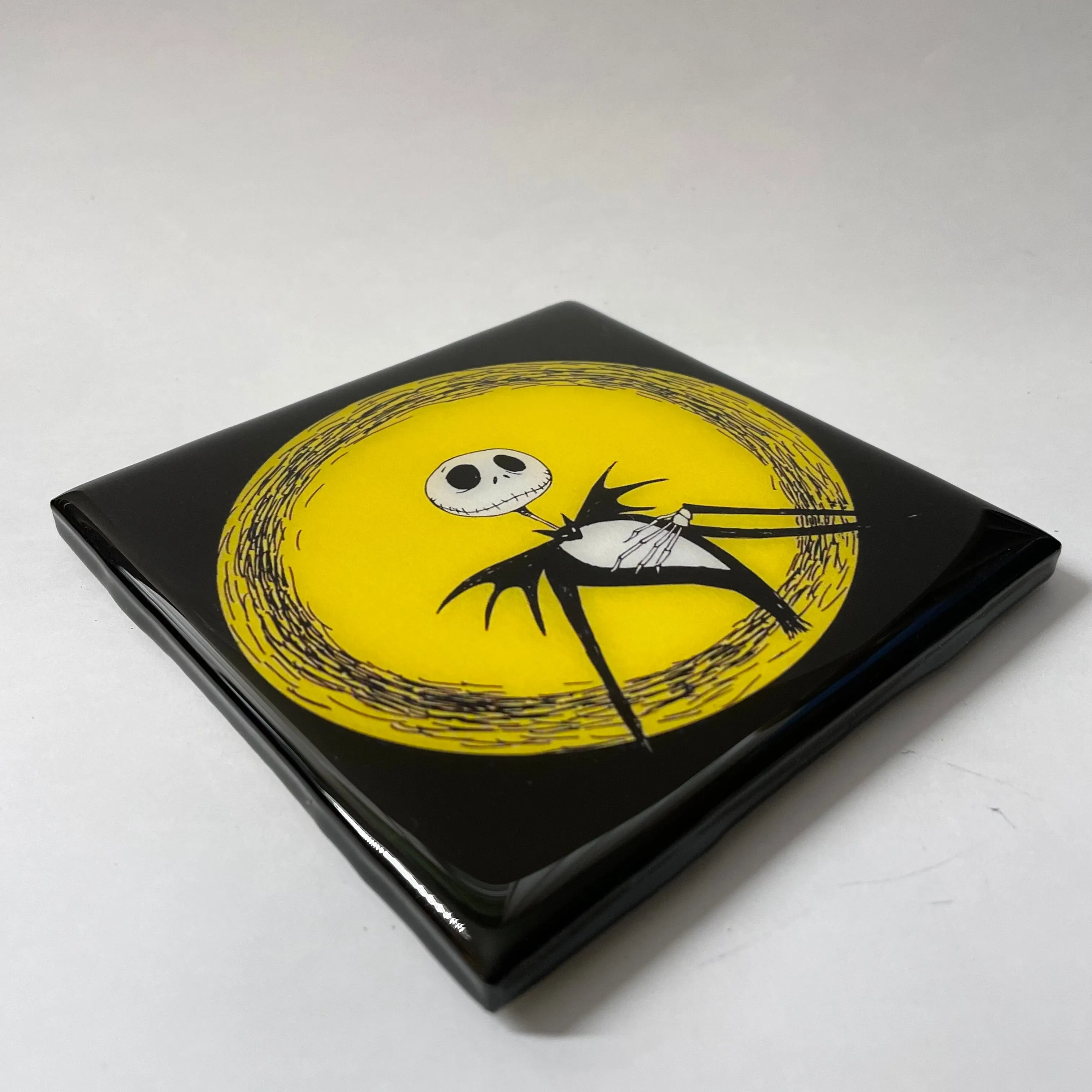 *Jack Skellington Coaster Nightmare Before Christmas Custom Ceramic Tile