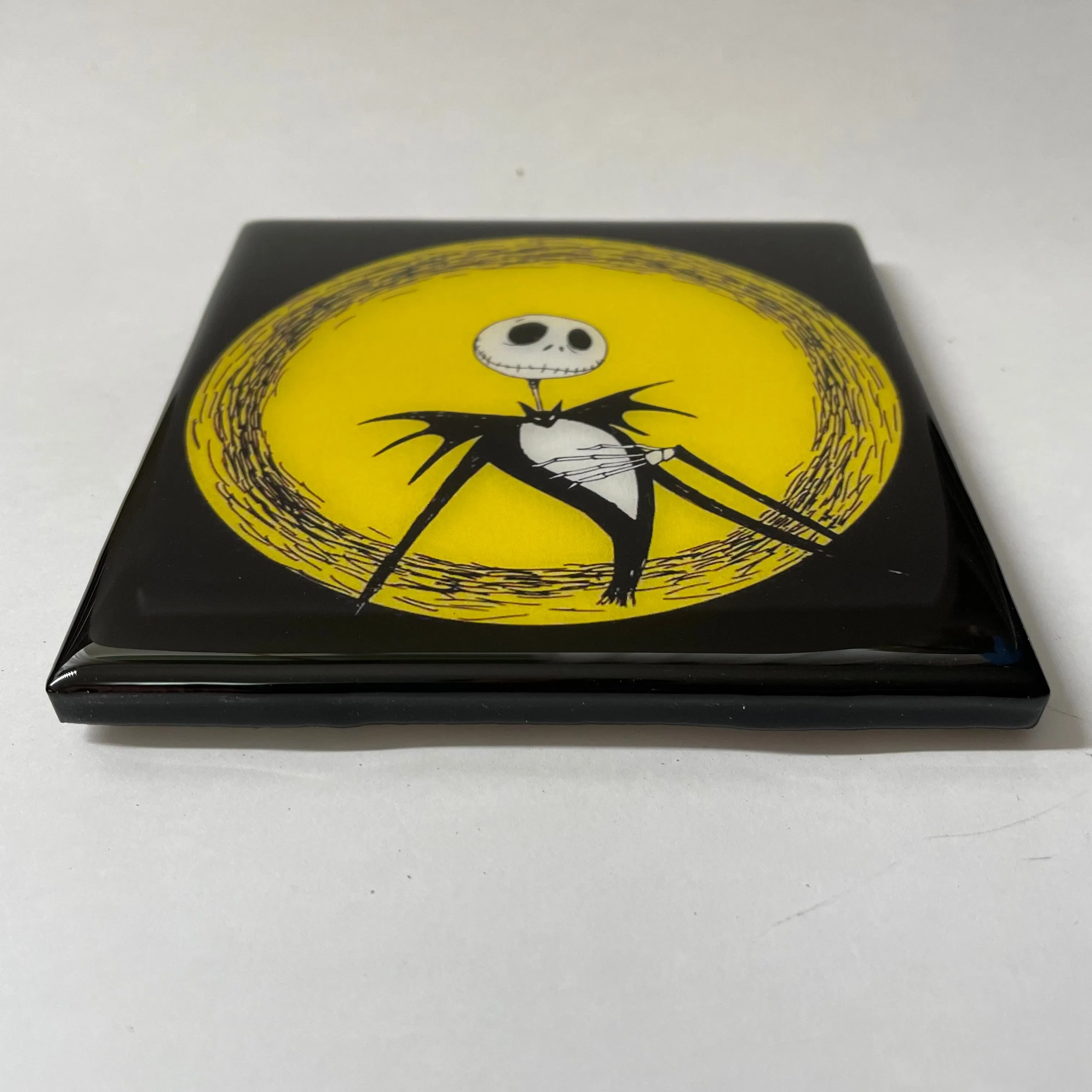 *Jack Skellington Coaster Nightmare Before Christmas Custom Ceramic Tile