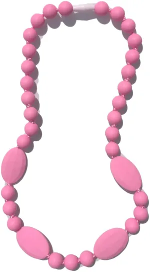 Jaden Silicone Teething Necklace - Bubblegum (Pink)
