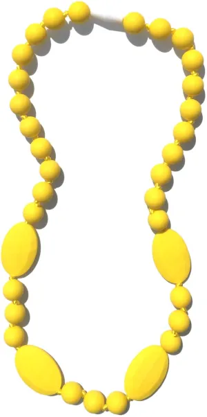 Jaden Silicone Teething Necklace - Sunshine (Yellow)