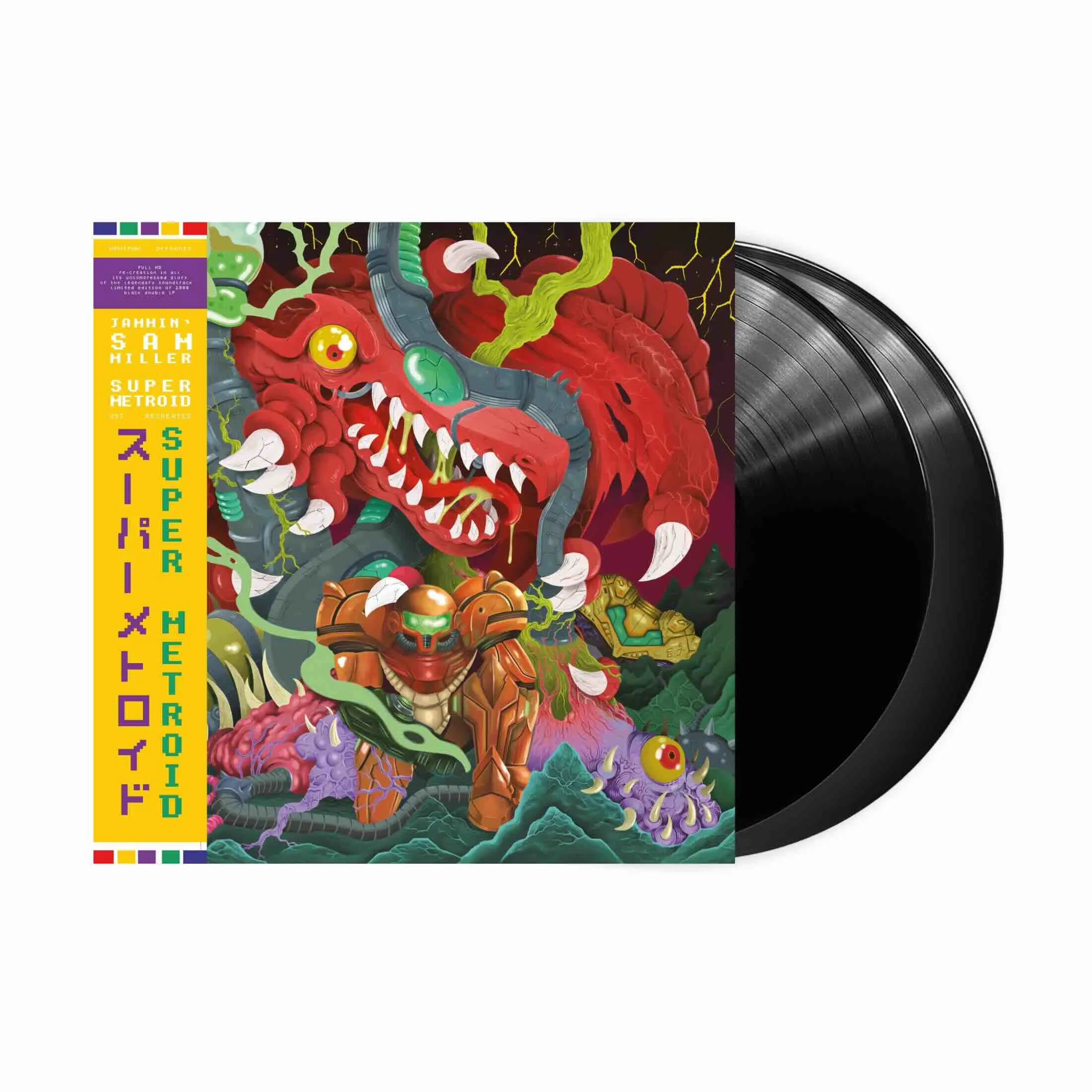 Jammin’ Sam Miller Super Metroid (OST Recreated) 2xLP (Black Vinyl)