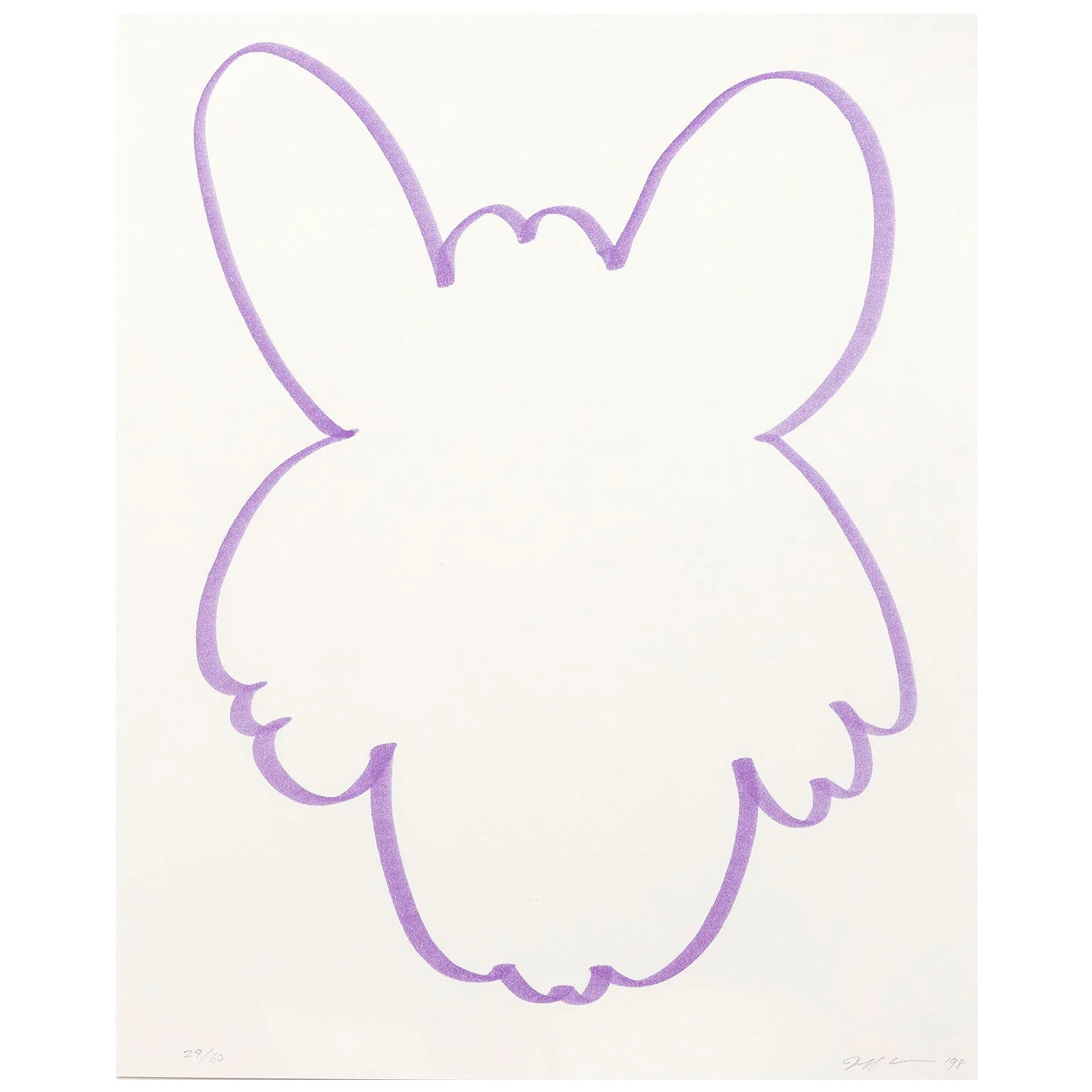 JEFF KOONS "PURPLE FUN" LITHO, 1998