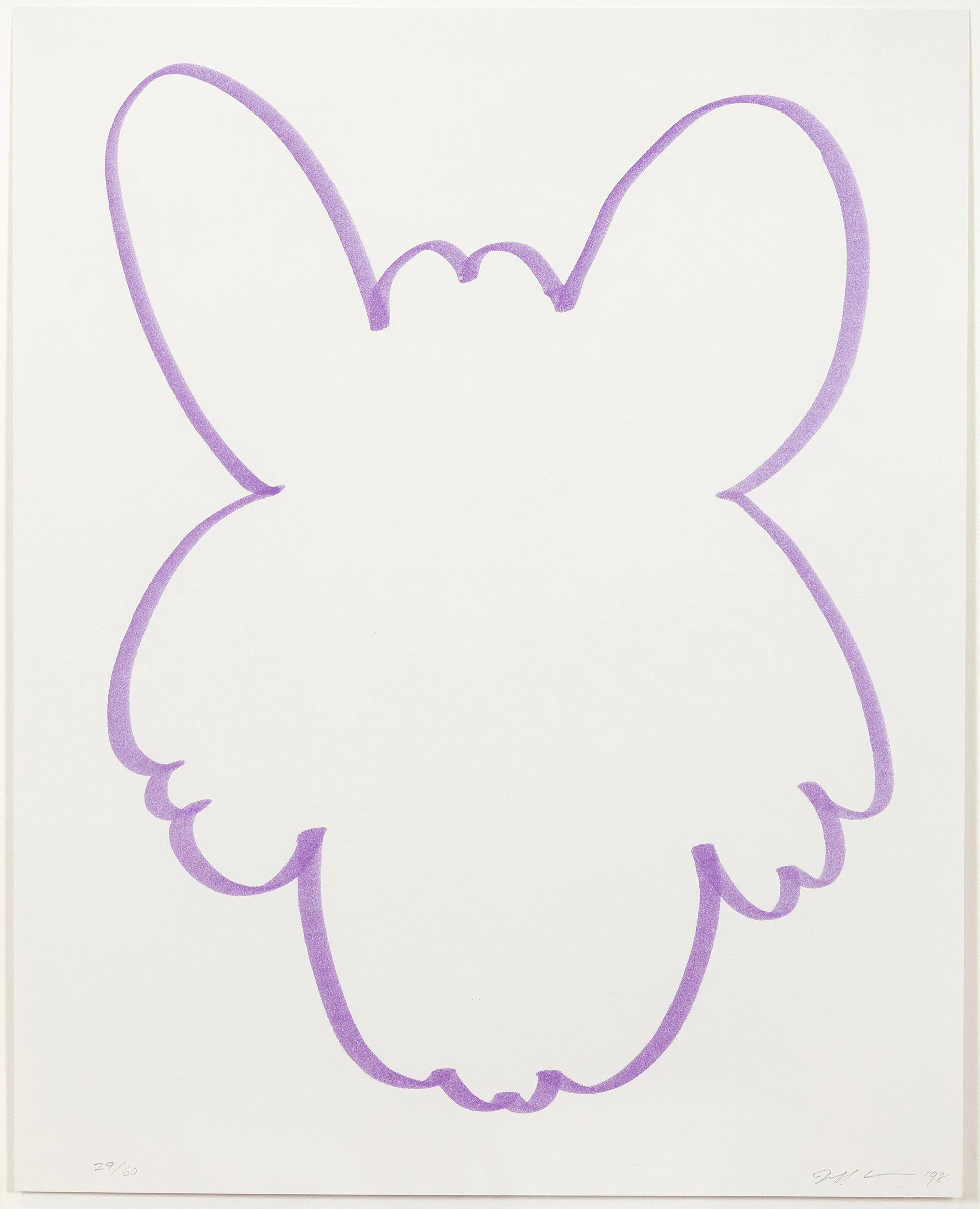 JEFF KOONS "PURPLE FUN" LITHO, 1998