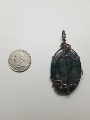 Kambaba Crocodile Jasper Pendant