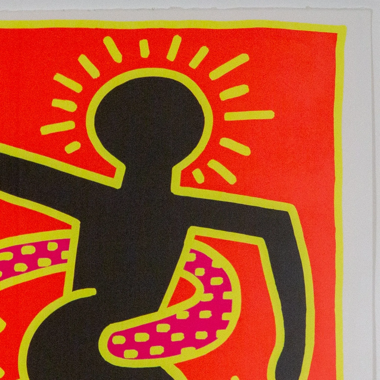 KEITH HARING "FERTILITY #4" SCREENPRINT, 1983