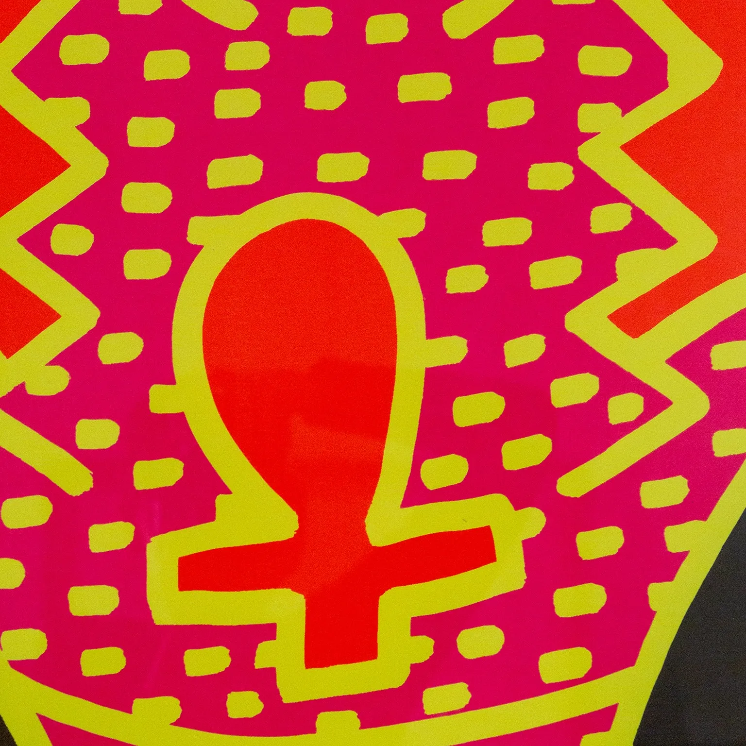 KEITH HARING "FERTILITY #4" SCREENPRINT, 1983