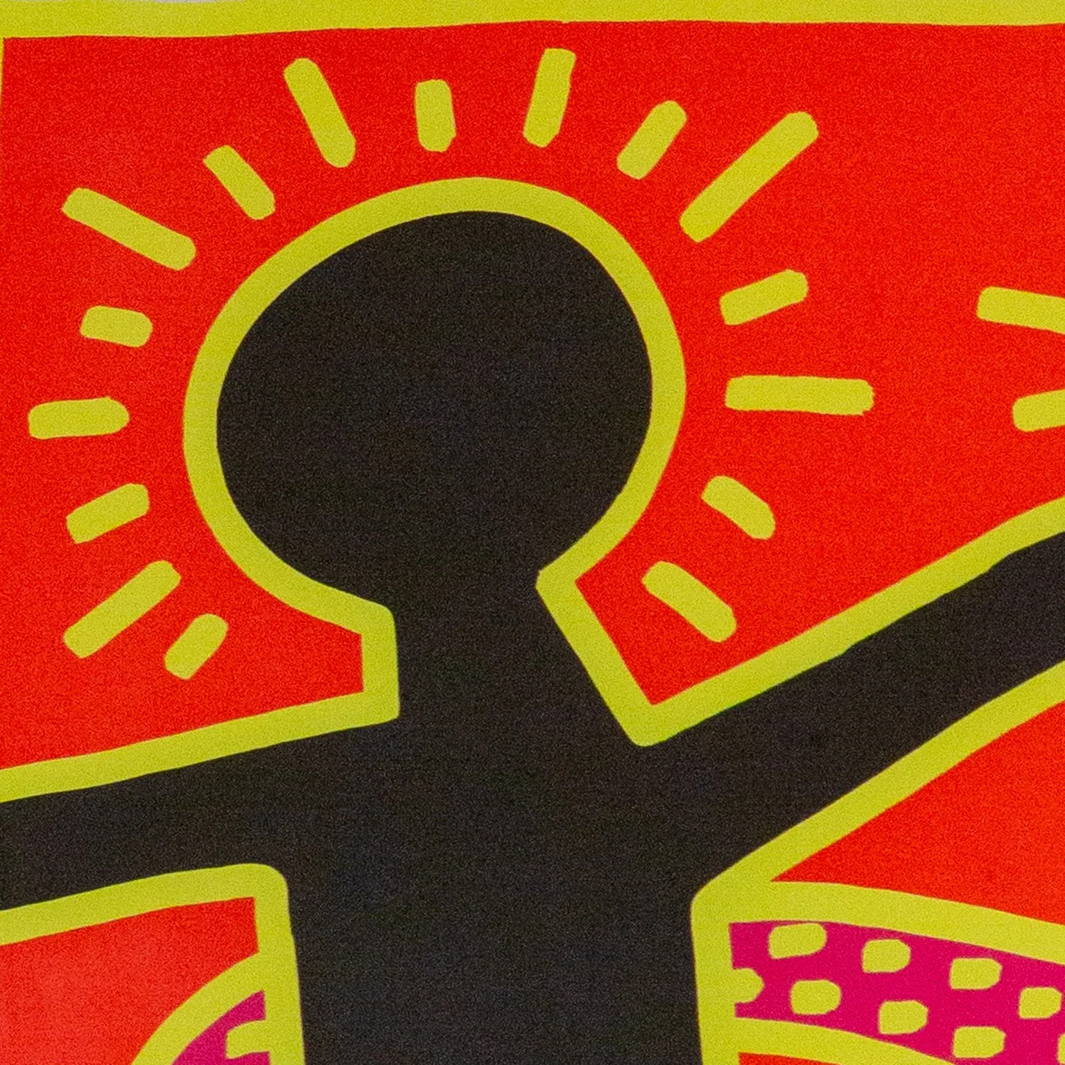 KEITH HARING "FERTILITY #4" SCREENPRINT, 1983