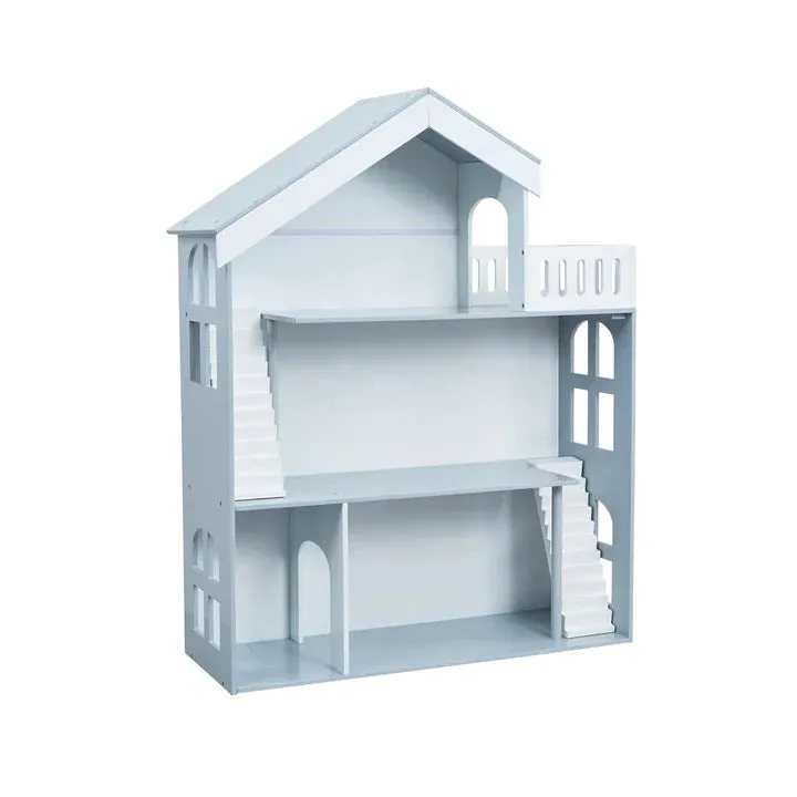 Kids Grey and White Dolls House