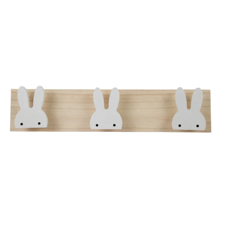 Kids Room Decorative Cartoon Wooden Hooks