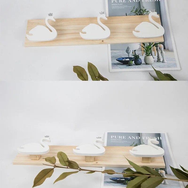 Kids Room Decorative Cartoon Wooden Hooks