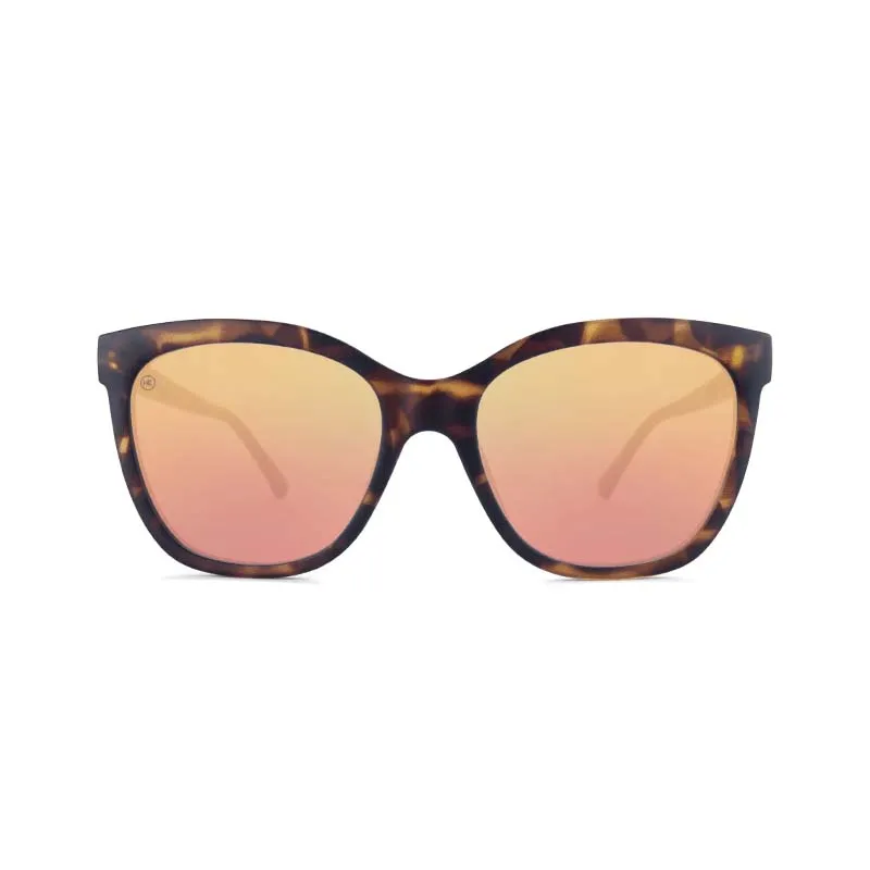 Knockaround® Deja Views Sunglasses in Matte Tortoise Shell and Rose Gold
