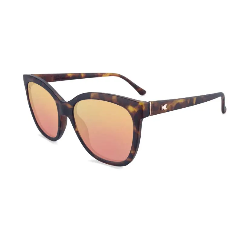 Knockaround® Deja Views Sunglasses in Matte Tortoise Shell and Rose Gold
