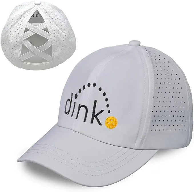 Laser Cut Criss Cross Ponytail Hat by Funky Junque