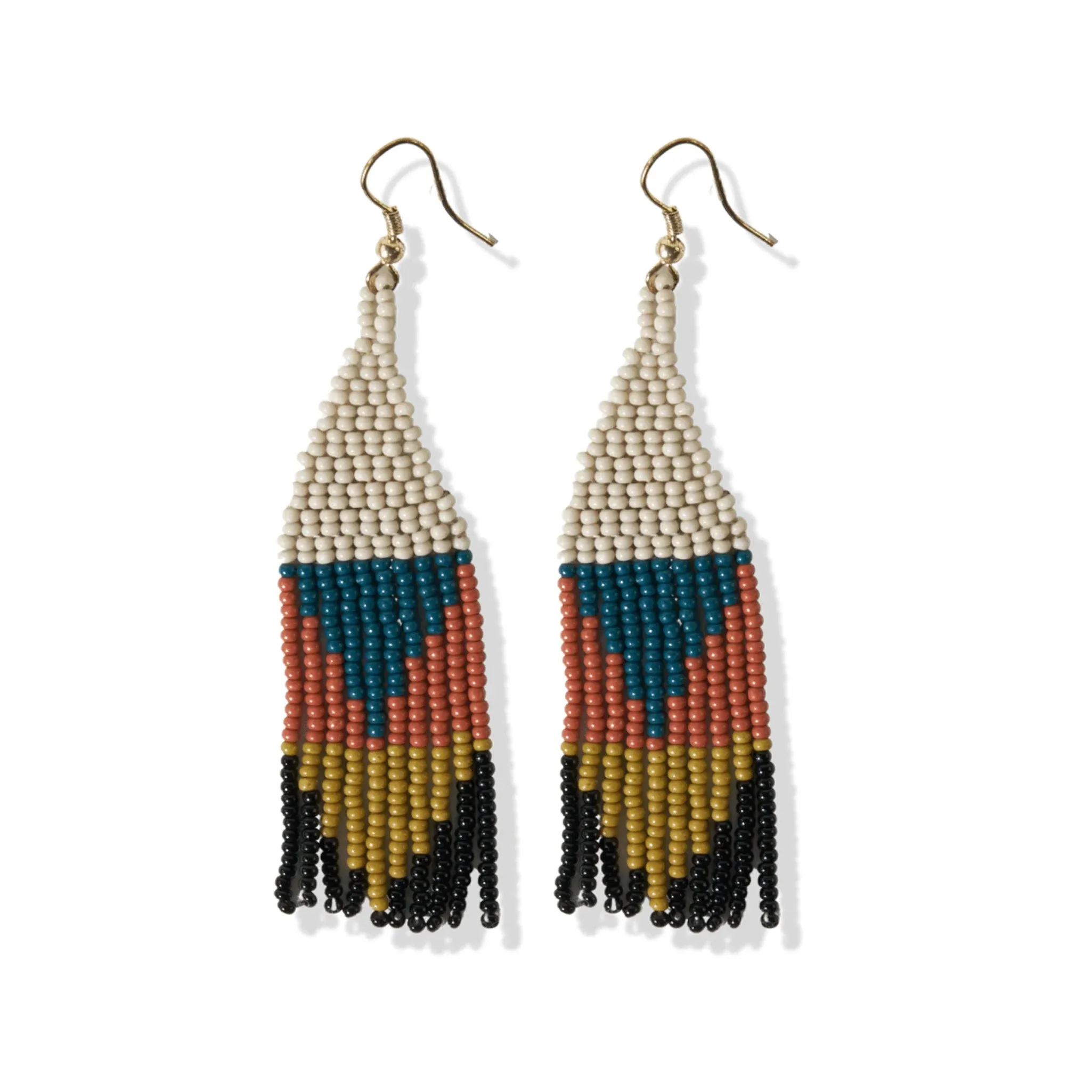 Lennon Beaded Fringe Earring
