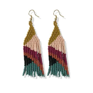 Lennon Beaded Fringe Earring