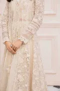 LF-PCN-105-A-White | MariaB M.Luxe Fabrics | Unstitched Embroidered Fabric