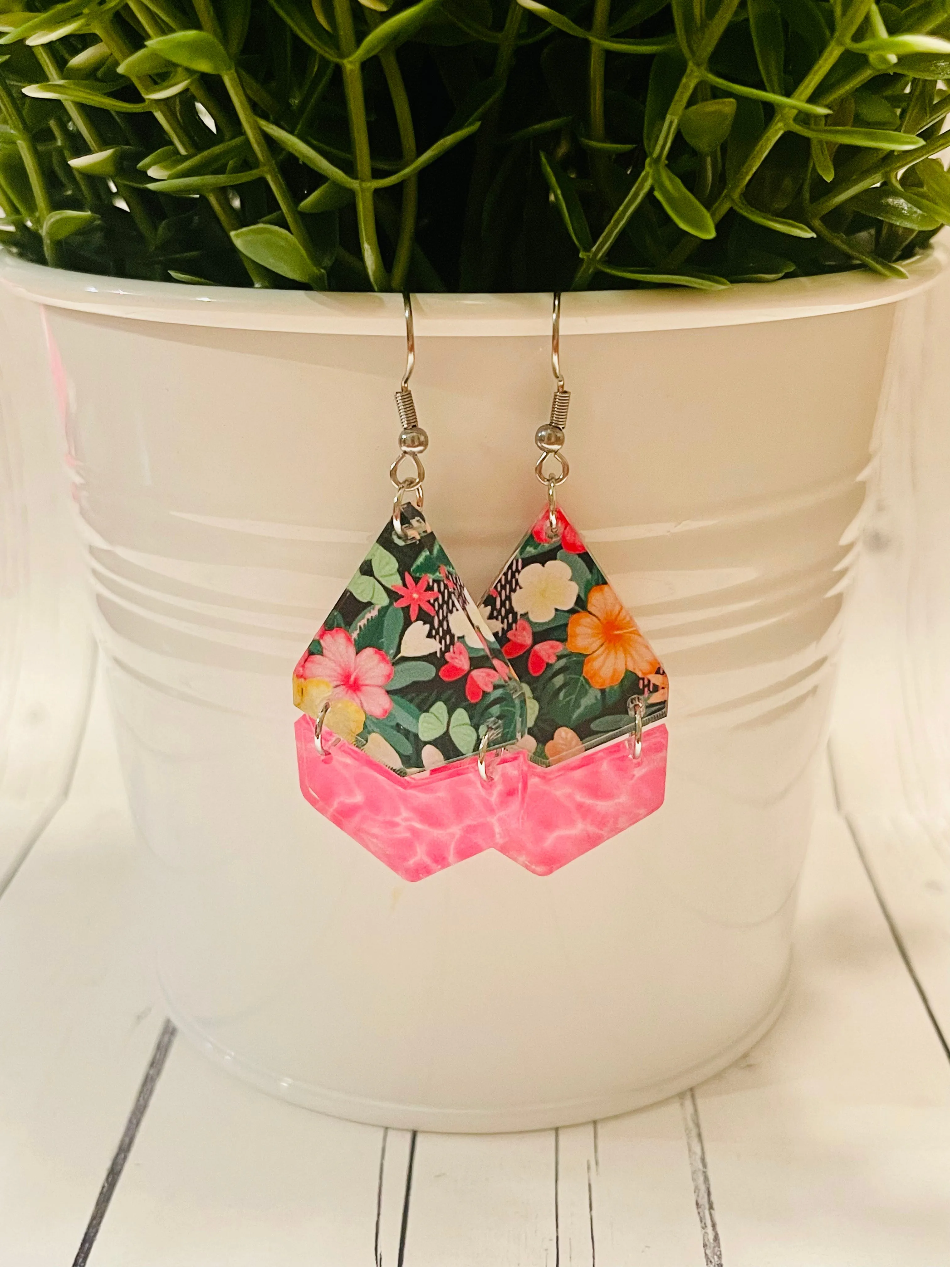 Luau Acrylic Dangles