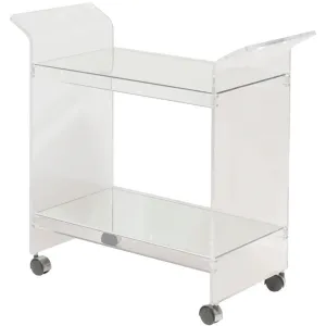 Lucite Bar Cart